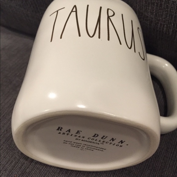 Rae Dunn Zodiac Mug Taurus ♉️ Gold Horoscope - New - Picture 5 of 5